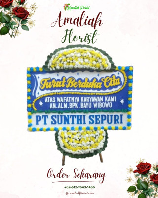 Papan Bunga Duka di Pematang Jaya