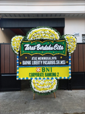 Papan Bunga Duka di Pematang Jaya