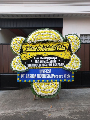 Papan Bunga Duka di Pematang Jaya